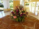 Hotel Iberostar Hacienda Dominicus am Strand von Bayahibe Blumenstrauß.